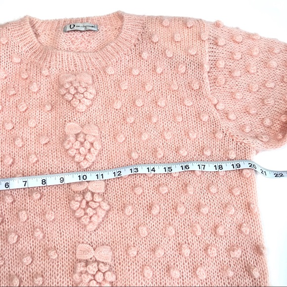 VTG DALLCO’ROMA 🍇 mohair wool sweater grapes wine theme 🍇 🍇 🍇 🍷 - Picture 8 of 11